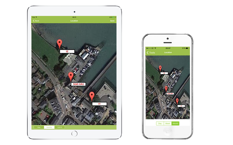 Arb Quotes mobile app site plans screen